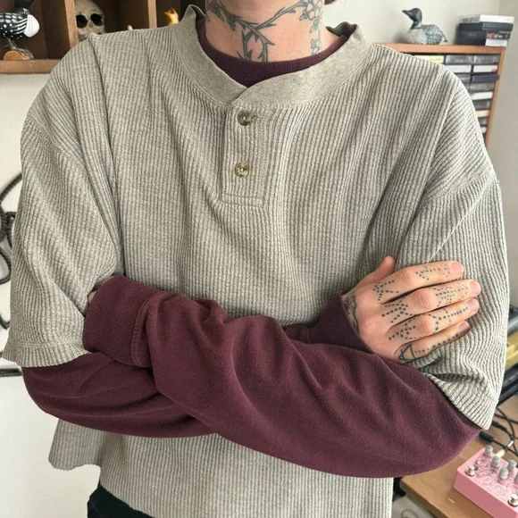 Carhartt Port Cropped Boxy Long Sleeve Pocket Tee ~ Size Small - Picture 3 of 7